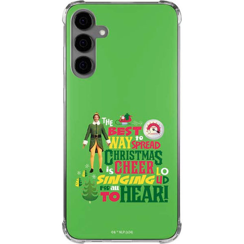Elf Spread Christmas Cheer Galaxy S24 Plus Clear Case